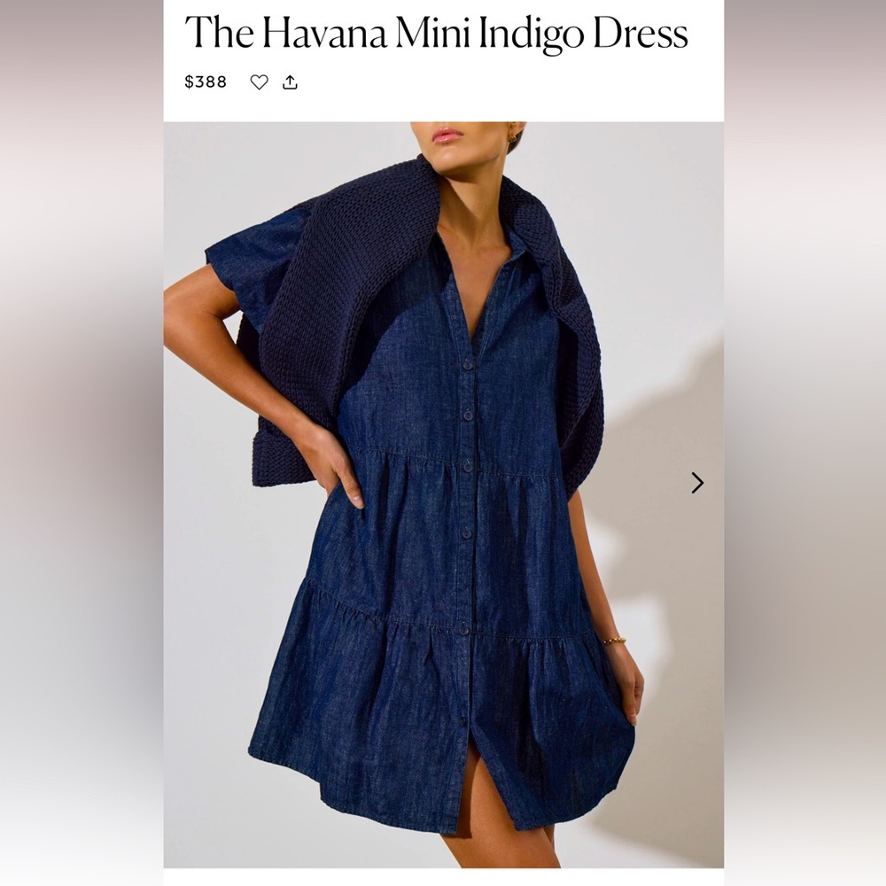 Brochu Walker The Havana Indigo Dress